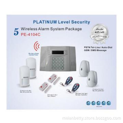CE-certificate Wireless GSM Home Alarm System for Personal Use